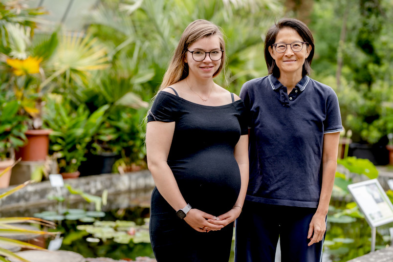 Two of the study’s authors: Pauline Bohne (on the left) and Melanie Mark Two of the study’s authors: Pauline Bohne (on the left) and Melanie Mark